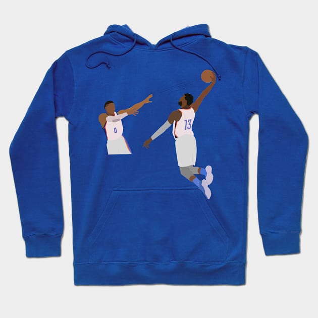 Russell Westbrook to Paul George Hoodie by xavierjfong